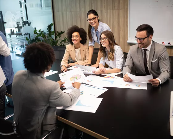 Inspector with a clipboard checking equipment